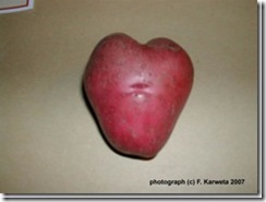heart potatoes