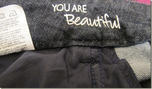 You are Beautiful Lee Jeans